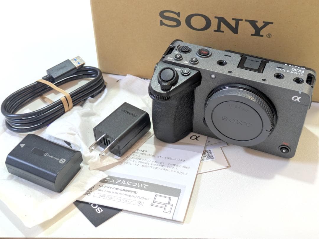 SONY FX30(ILME-FX30B) 美品 完動品 室内使用メイン