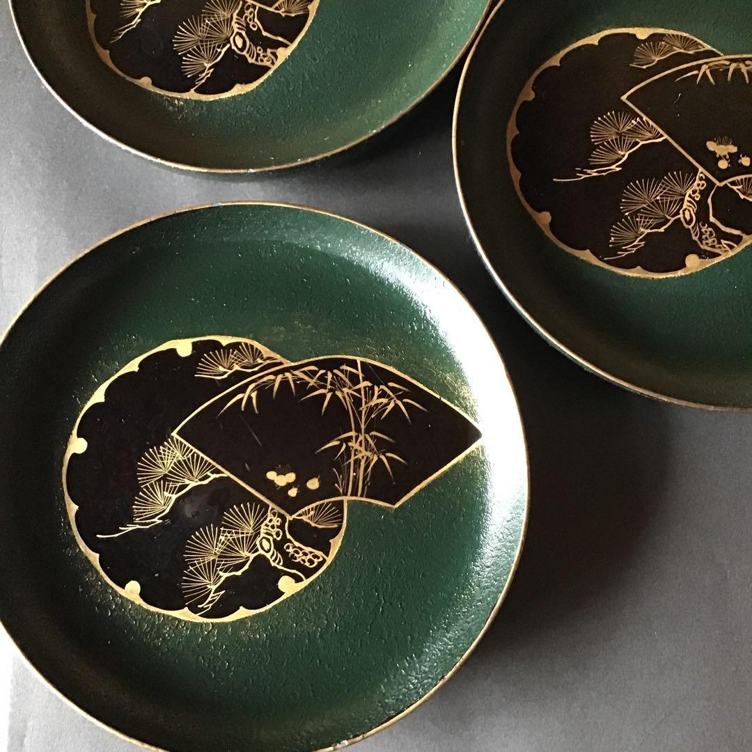 時代物　輪島塗り　松竹梅金蒔絵　明治時代　希少