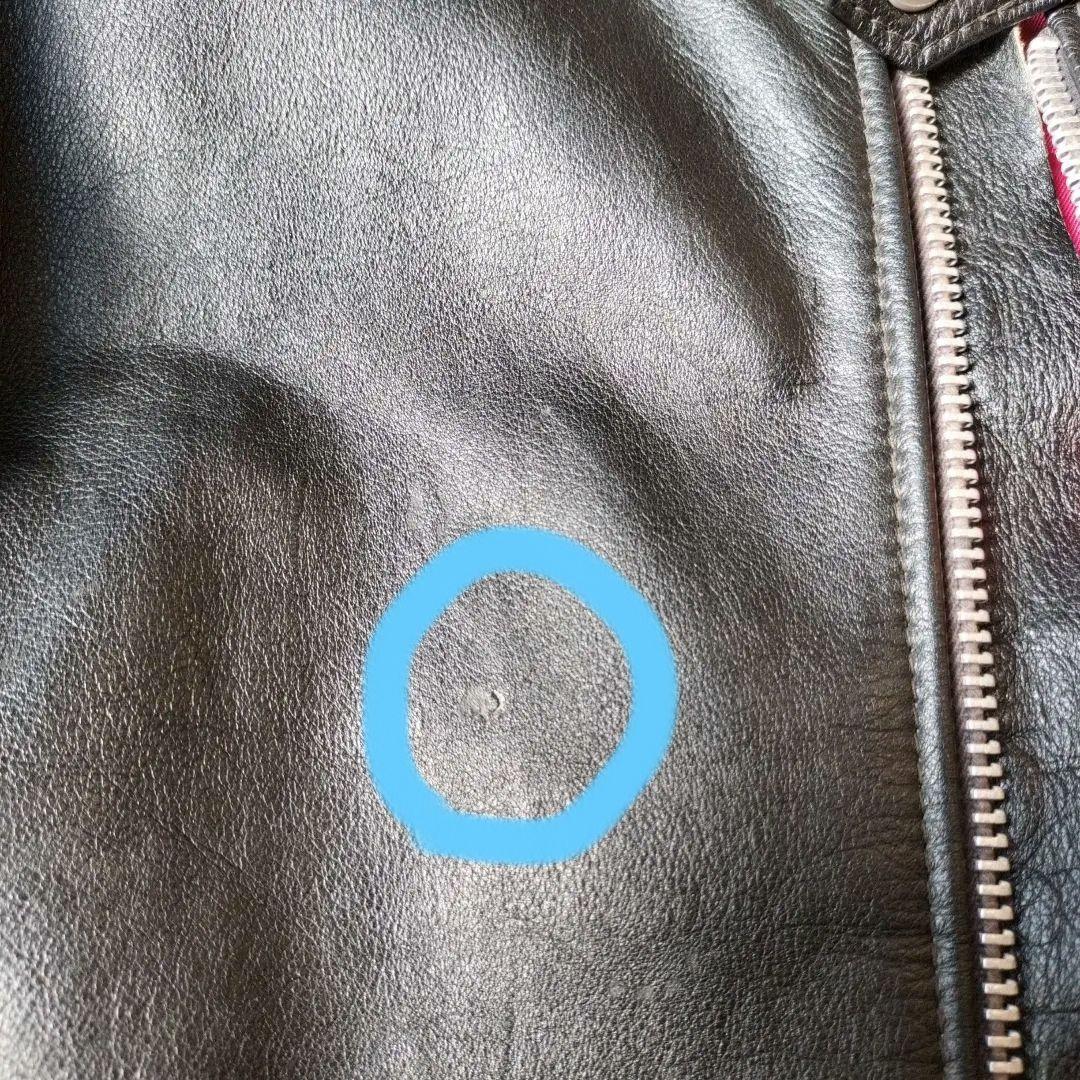 70〜80s ゴールドトップ シングルライダース ルイスレザー ハイウェイマン