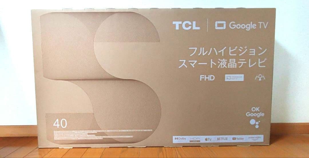 【新品未開封】TCL 40インチ（40S5402） フルハイビジョン液晶TV