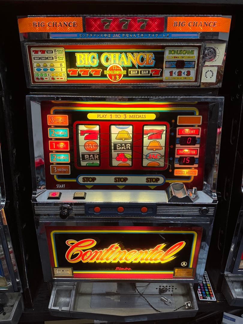 パチスロ実機　コンチネンタル