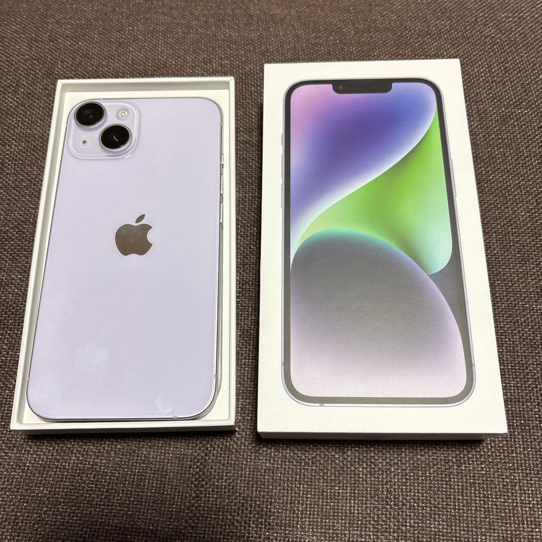 iPhone 14 パープル SIMフリー　79%