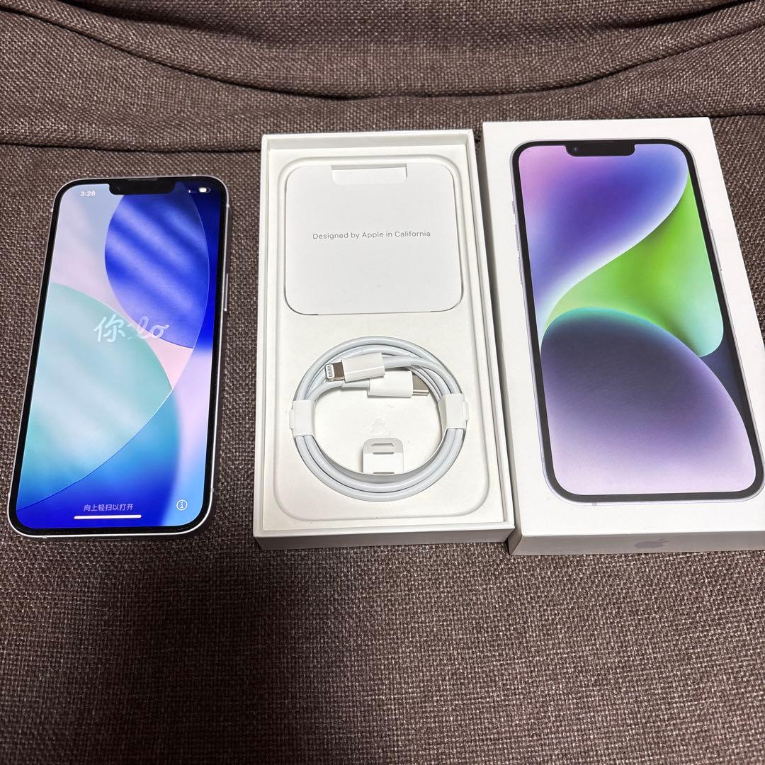 iPhone 14 パープル SIMフリー　79%