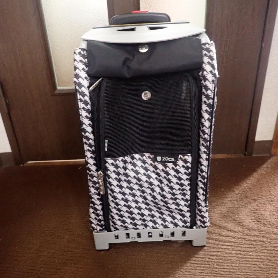 ZOCA ペットカート キャリー　千鳥格子　キャリー