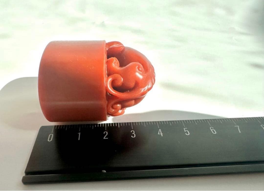 【螭虎】 古獣　美品　高級印材　篆刻　印石　ラオス　印石　水凍