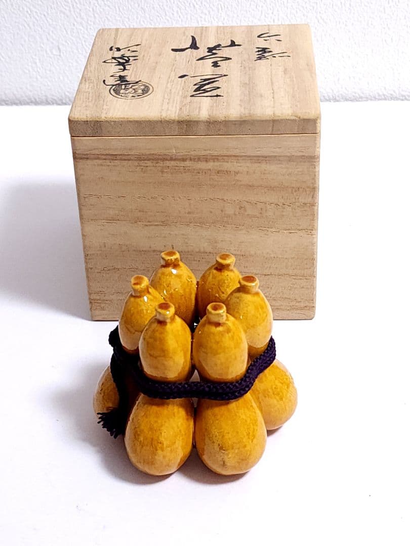 羽衣　三代 昭楽　六瓢　蓋置　共箱　栞