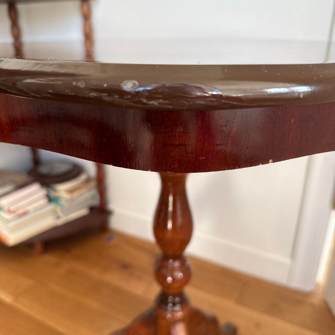 アンティーク調　ティーテーブル　サイドテーブル　ワインテーブル