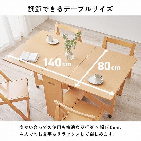 ③Poyo様 8/4 ダイニング５点セット ４人掛け 折りたたみ式 バタフライ