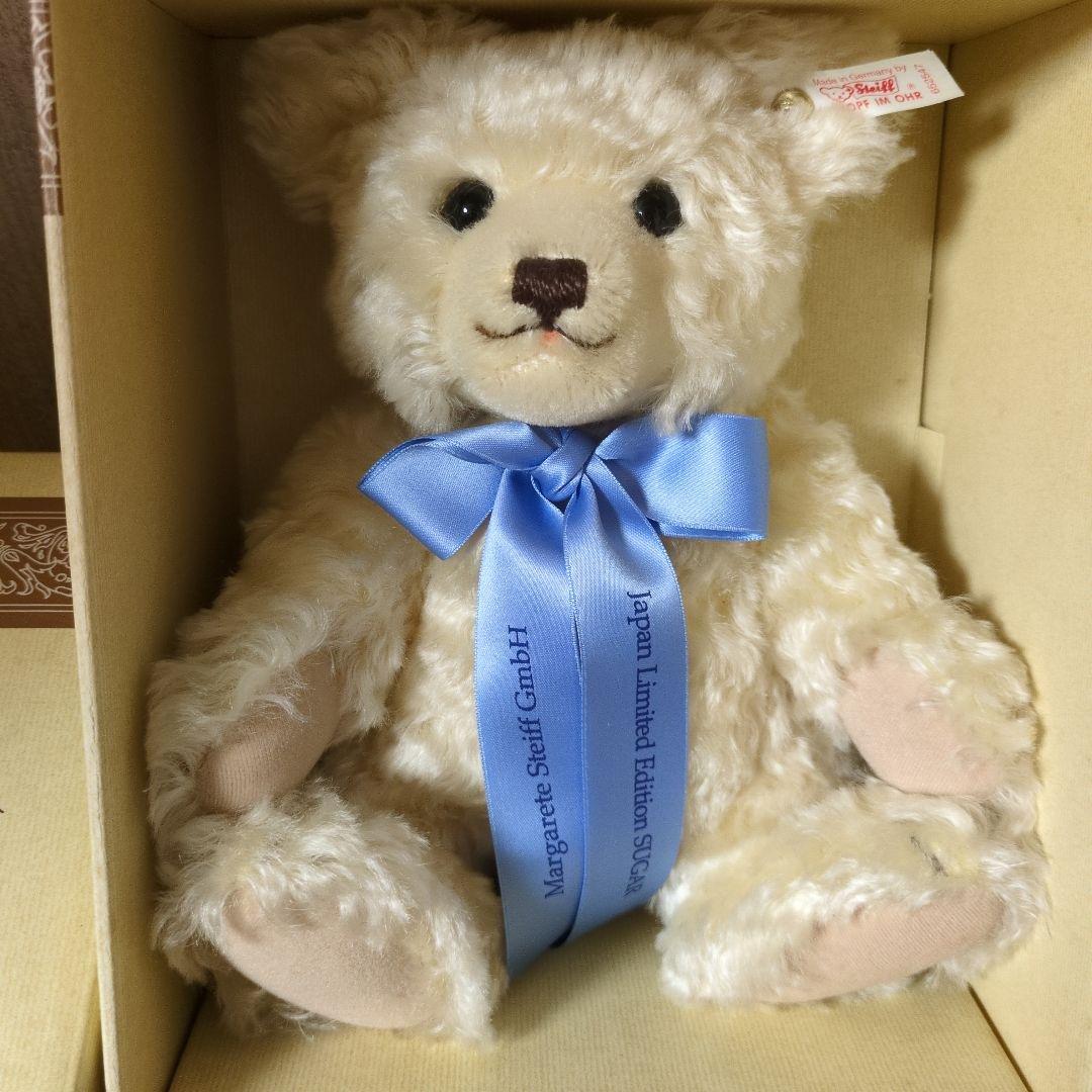 シュタイフ シュガーテディベア ナチュラルホワイト 25cm