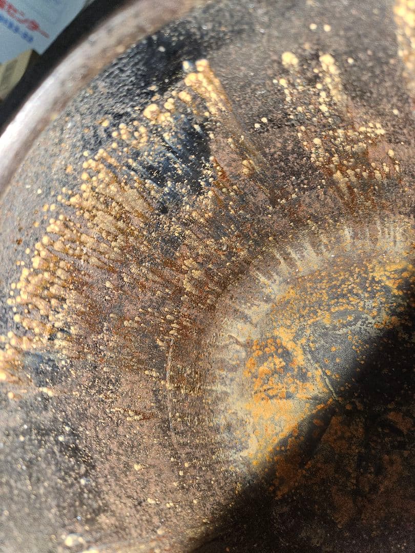 十三代 宮崎寒雉造 竹文筒釜 裏千家十四代淡々斎書付 共箱 茶道具　SW296