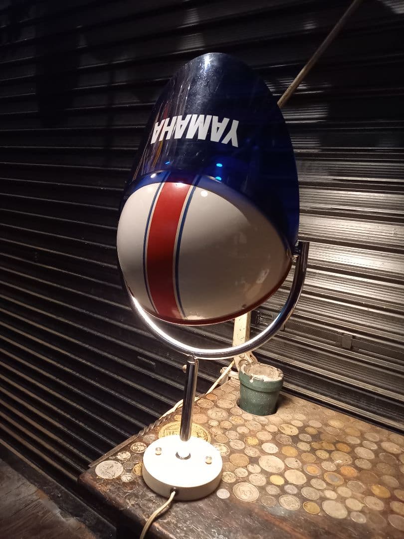 極希少　1970's　ヤマハ　販売店　ノベルティ　非売品　ヘルメット　ランプ