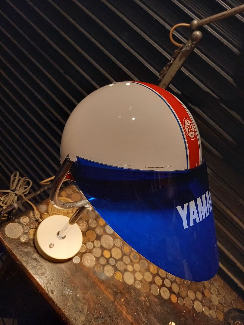 極希少　1970's　ヤマハ　販売店　ノベルティ　非売品　ヘルメット　ランプ