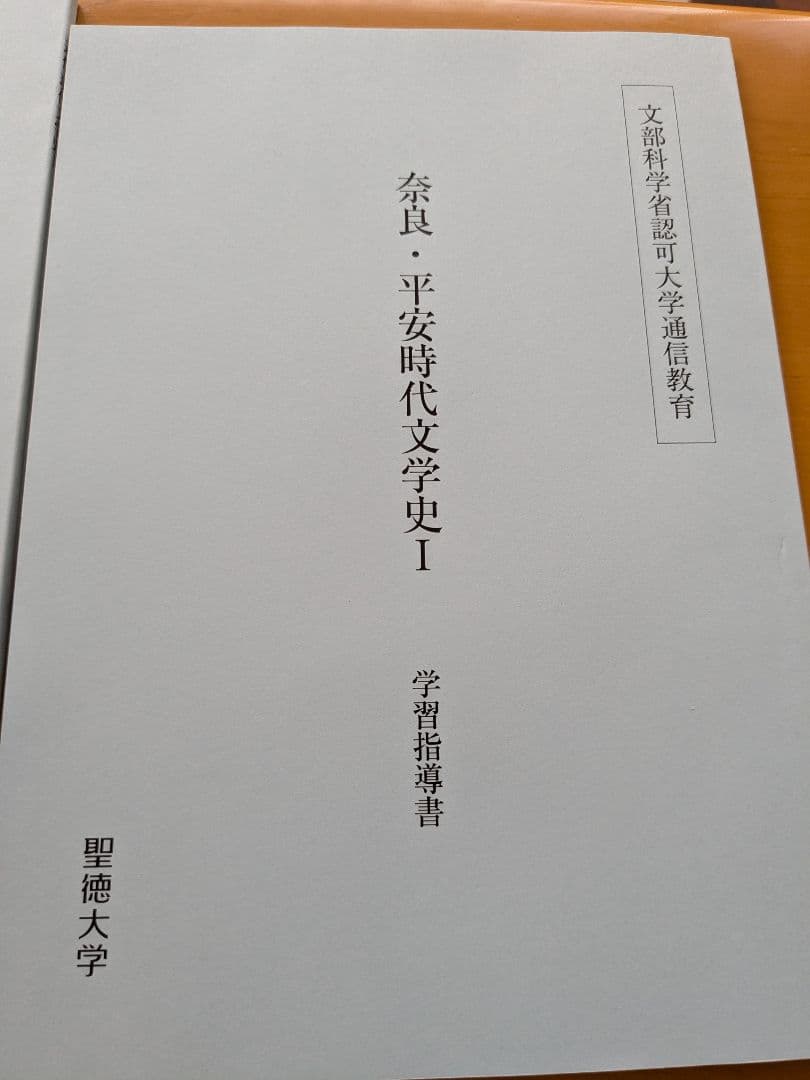 【即ご購入可能です。】聖徳大学 文学・小説 学習資料 2025年度