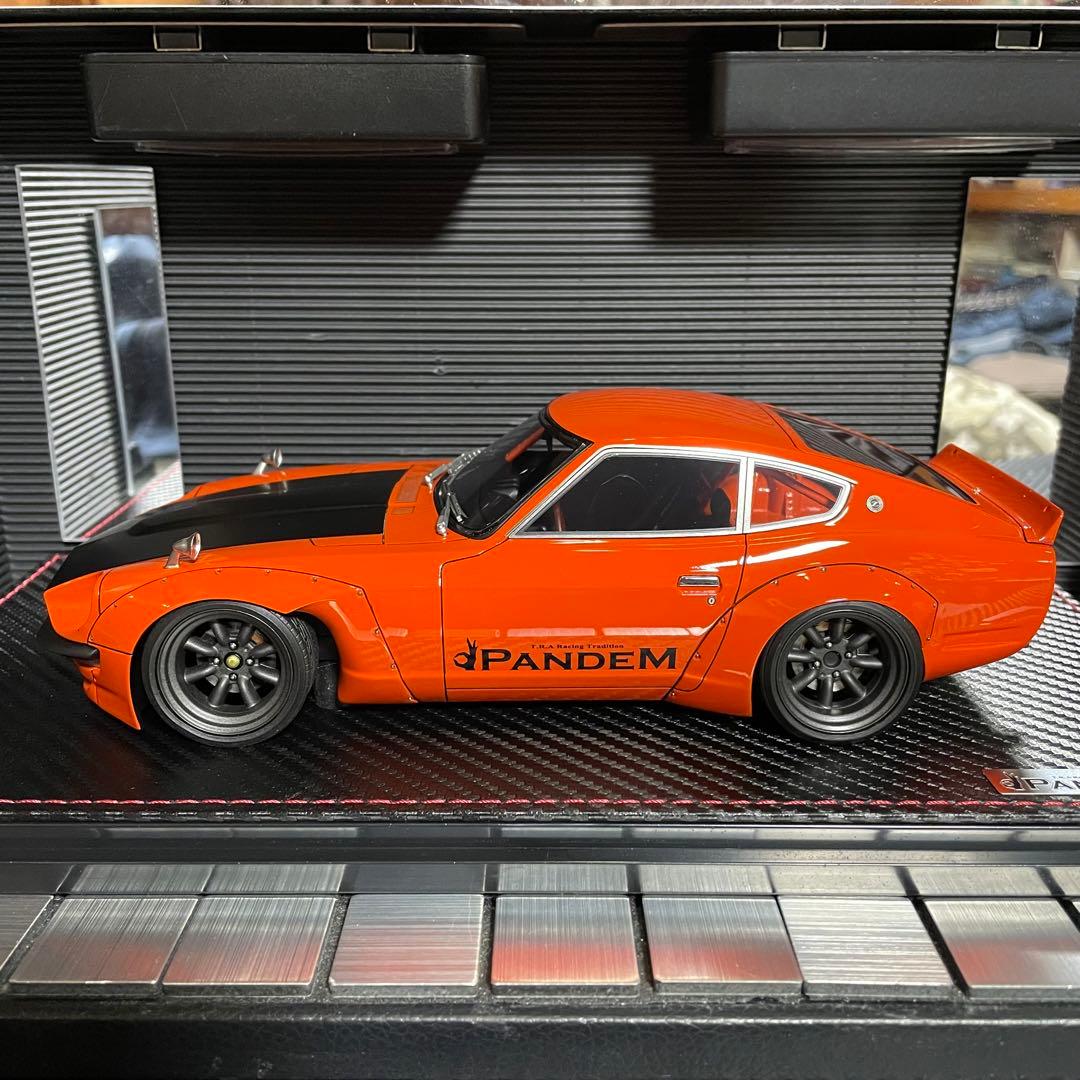 激レア！新品イグニッションモデル 1/18 PANDEM S30 Z オレンジ❷