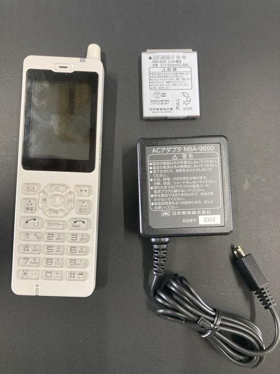 WX01JBF/日本無線/PHS/JRC/白ロム/2023製/Y!モバイル