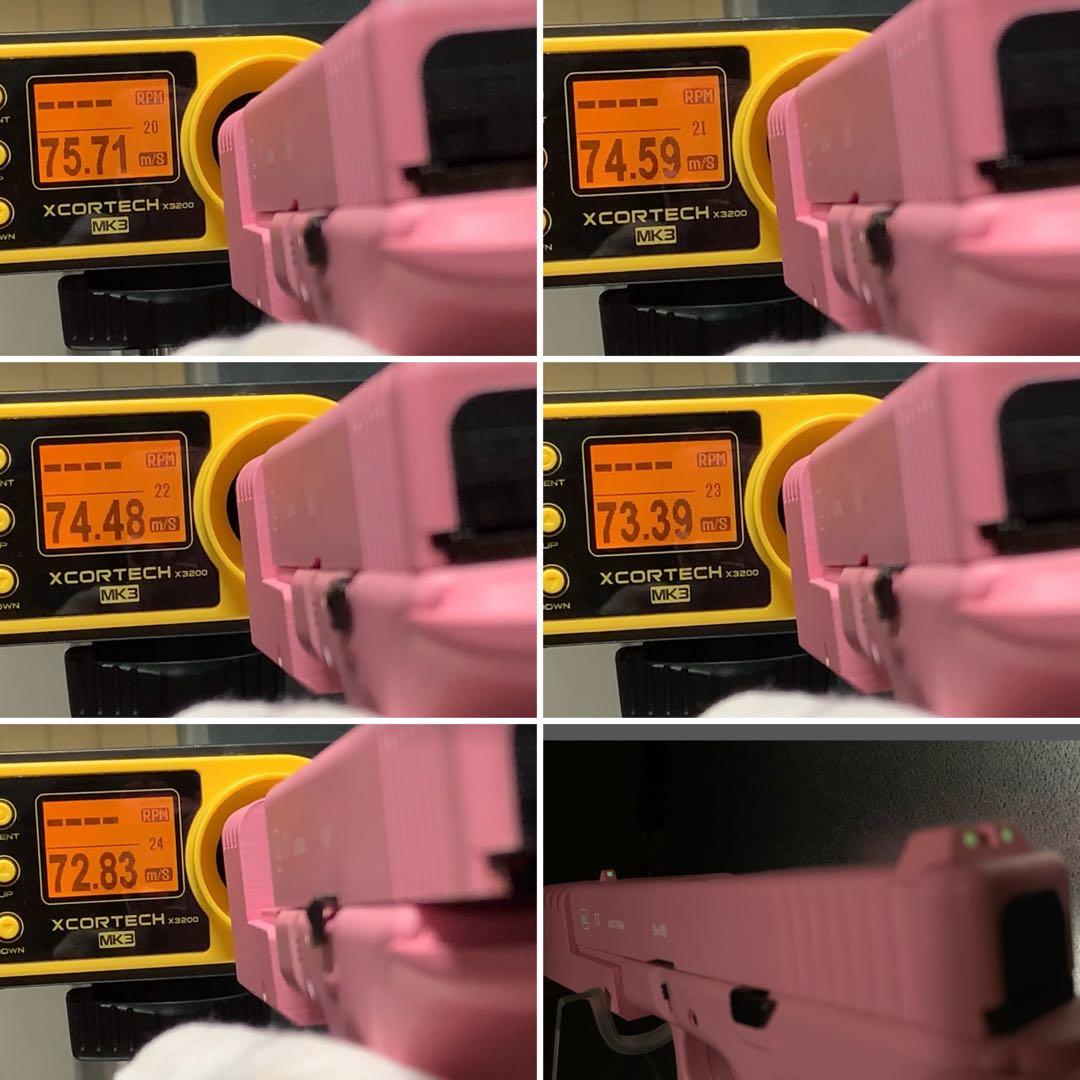 東京マルイ グロック17 ガスブローバック ピンク コンペンセイター カスタム