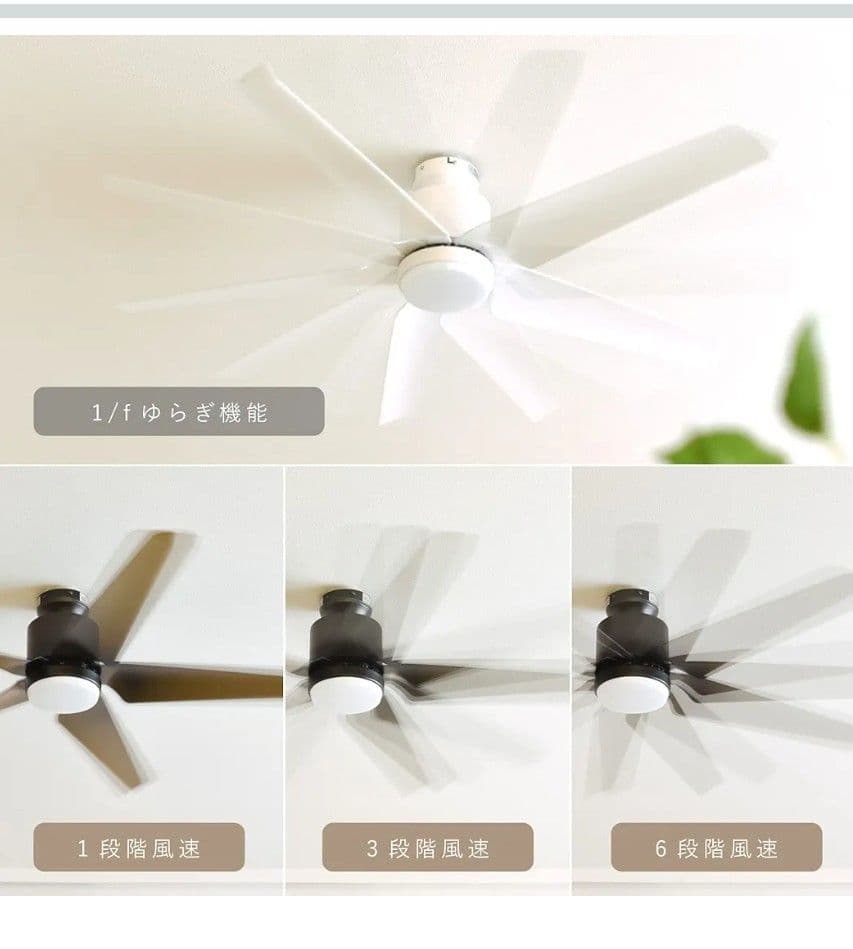 VENTOTAシーリングファンライト ホワイト DCモーター　ベントータ　5枚羽