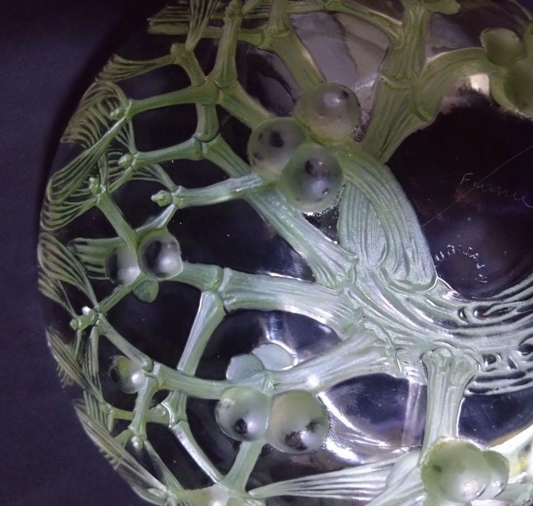 ルネ・ラリック　R LALIQUE 　GUI No.1 ヤドリギ　パチネ彩色