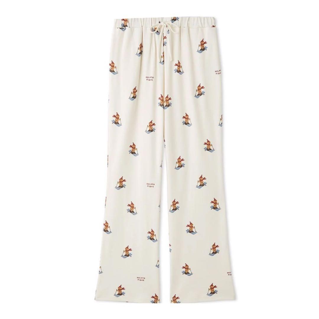 新品HOLIDAYスキーベアジャガードプルオーバー　パンツ　上下　ジェラートピケ