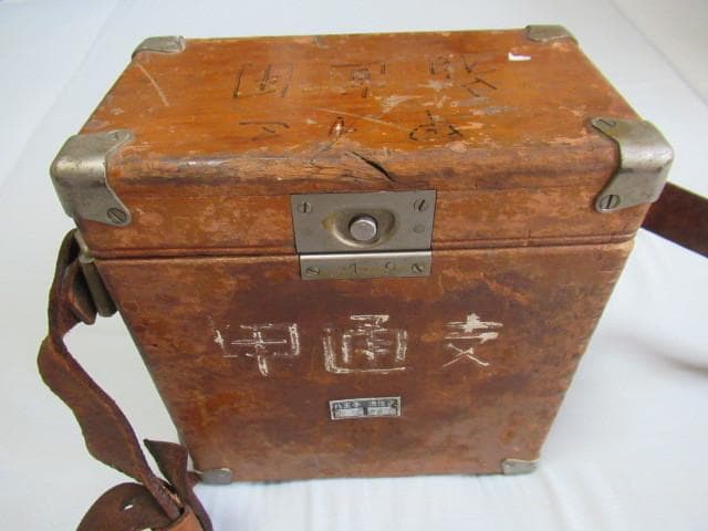 希少国鉄放出品1960年製 木箱入◆八王子通信区甲通支 携帯電話機 沖電気工業製