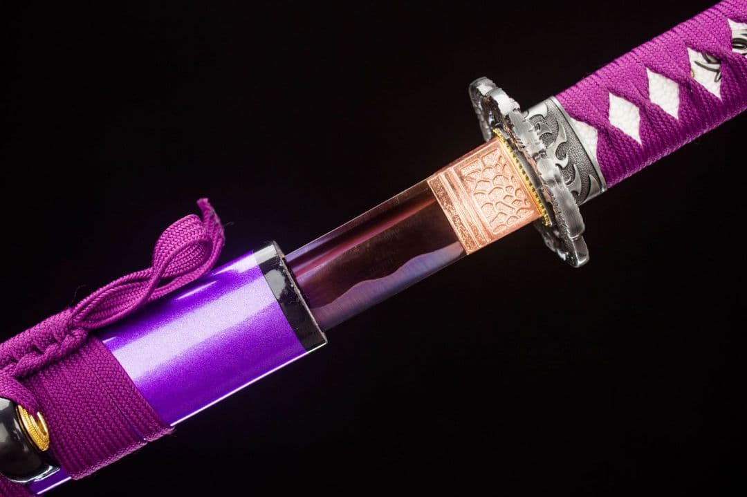 1045-武具 刀装具 日本刀　模造刀 居合刀 武士道 武蔵 鑑賞用 手鍛造打