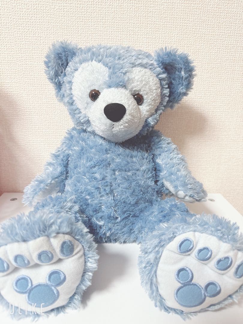 wdw ダッフィー ブルー　ディズニーベア　ぬいぐるみ