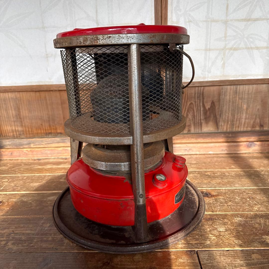 昭和レトロ　サンエム　ストーブ　五徳付き　ビンテージ養蚕用　山小屋　煮炊湯沸に