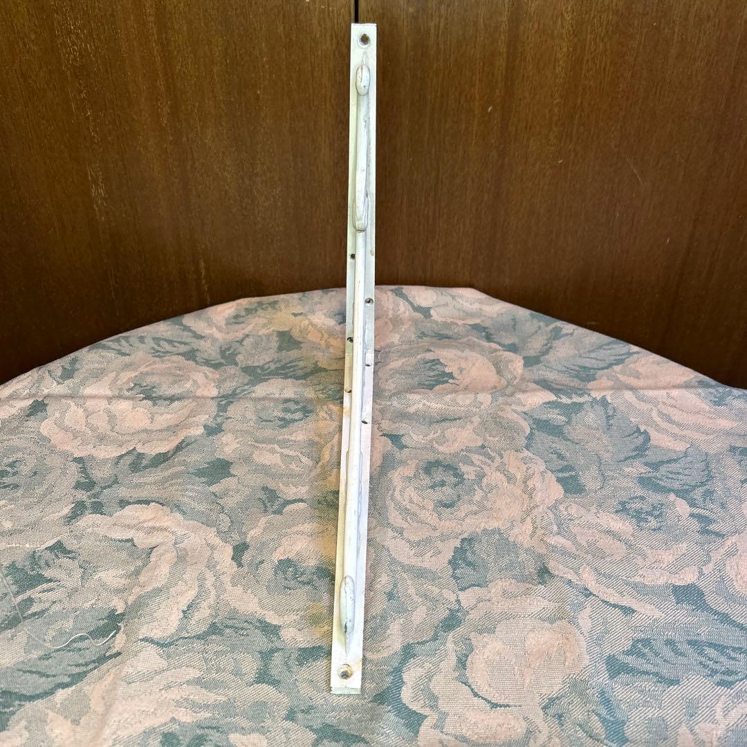 貴重アンティーク エレガントなアイアンブラケット/棚受け/ハンギング アイボリー