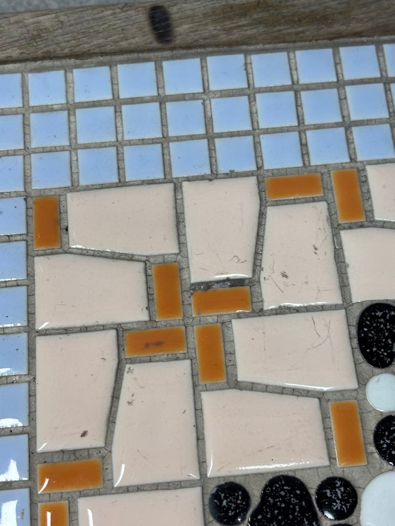 木枠 北海道限定 ストーブタイル台 特製 熊印 昭和レトロ