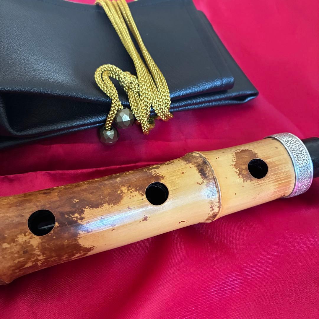 都山流1尺８寸在銘尺八２印