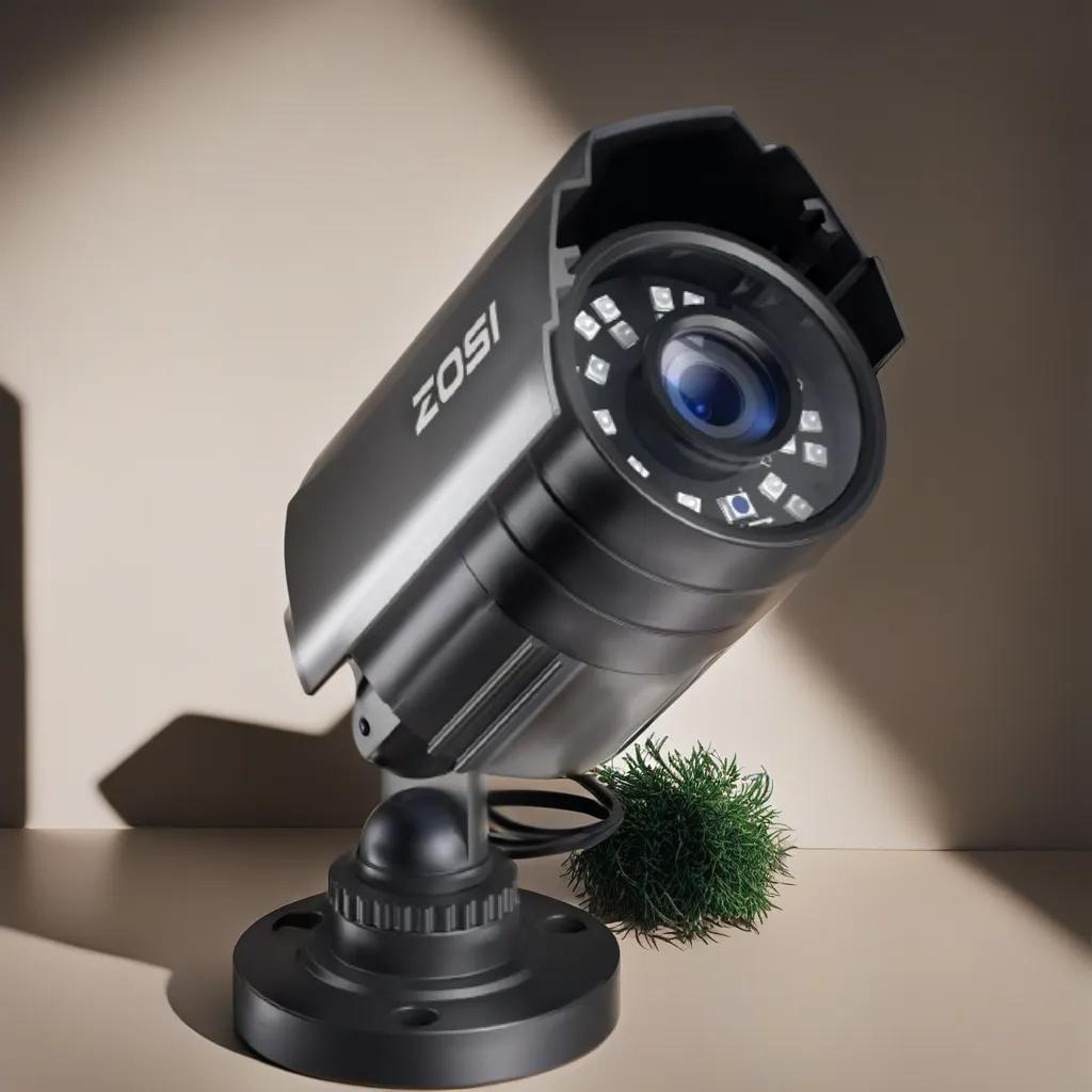 防犯カメラ 230万画素 24個赤外線 3.6MM広いレンズ IP67防水