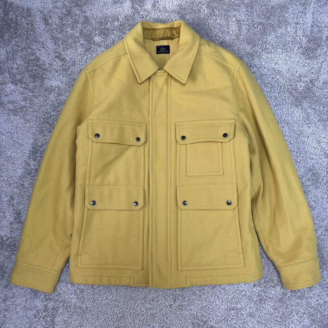 LACOSTE イエロージャケット　4 Mサイズ