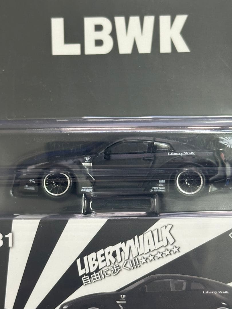 MINI GT LBWK 日産GT-R ブラック マットブラック1/64