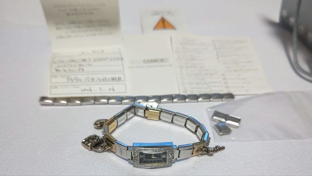 ナラカミーチェ メッサジオ 時計 2022年11月 電池交換 品質証明書付