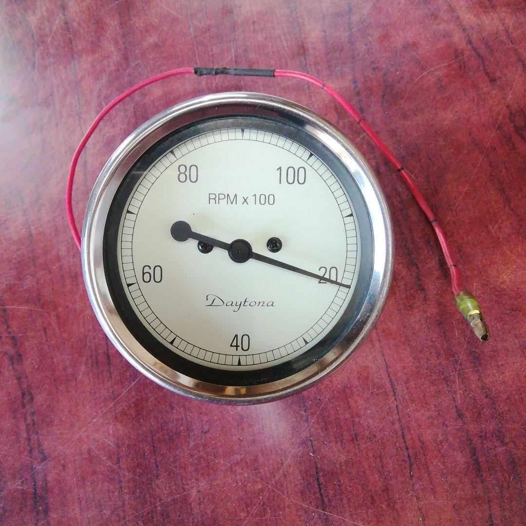 【ウッドストック】SR400 500 デイトナ　タコメーター　80パイ