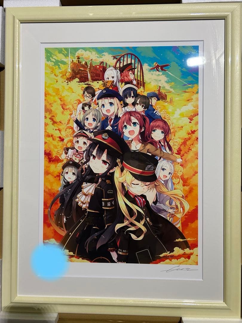 アールビバン　cura まいてつ 版画 「ラスト・レイル」 Last Run!