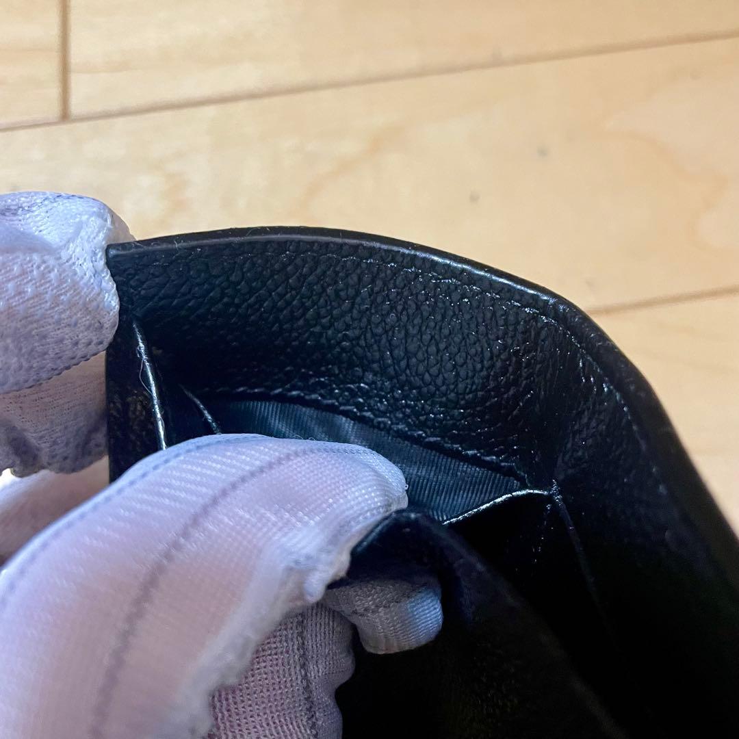 SAINT LAURENT ミニ 三つ折り財布 YSL レザー