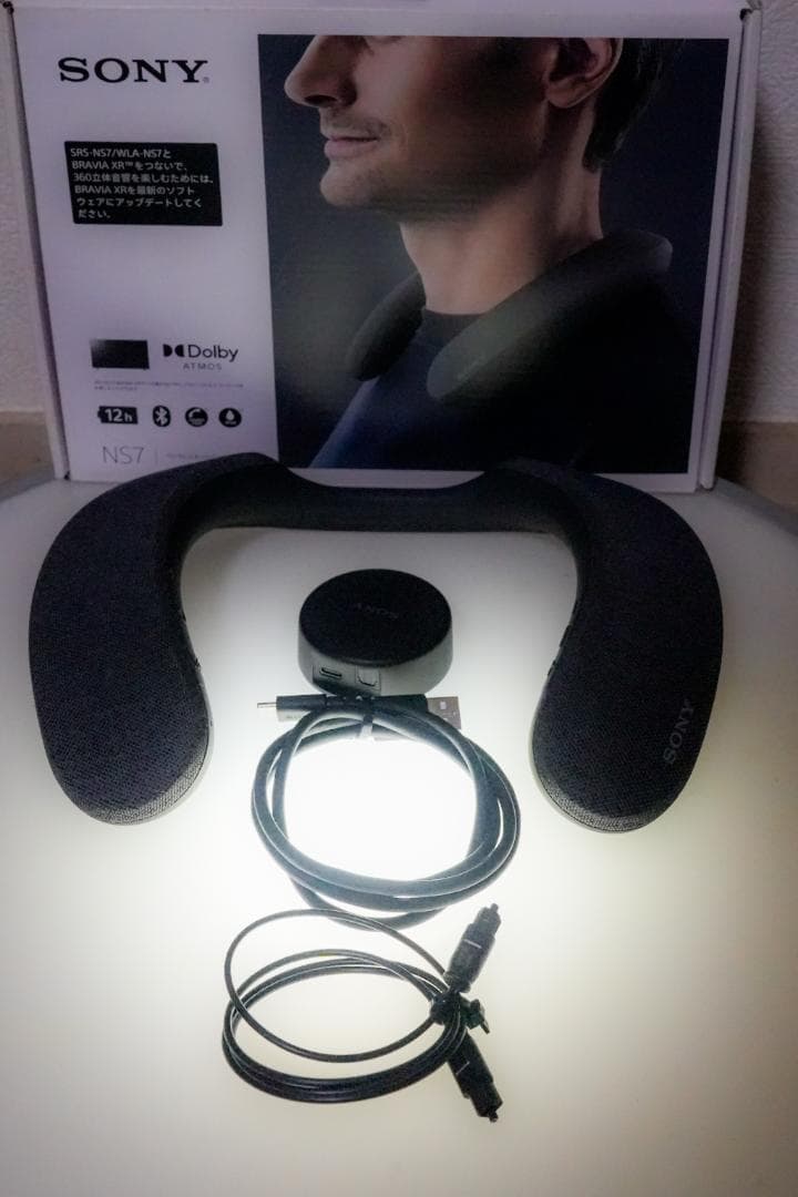 SONY SRS-NS7 ワイヤレスネックバンドスピーカー ブラック