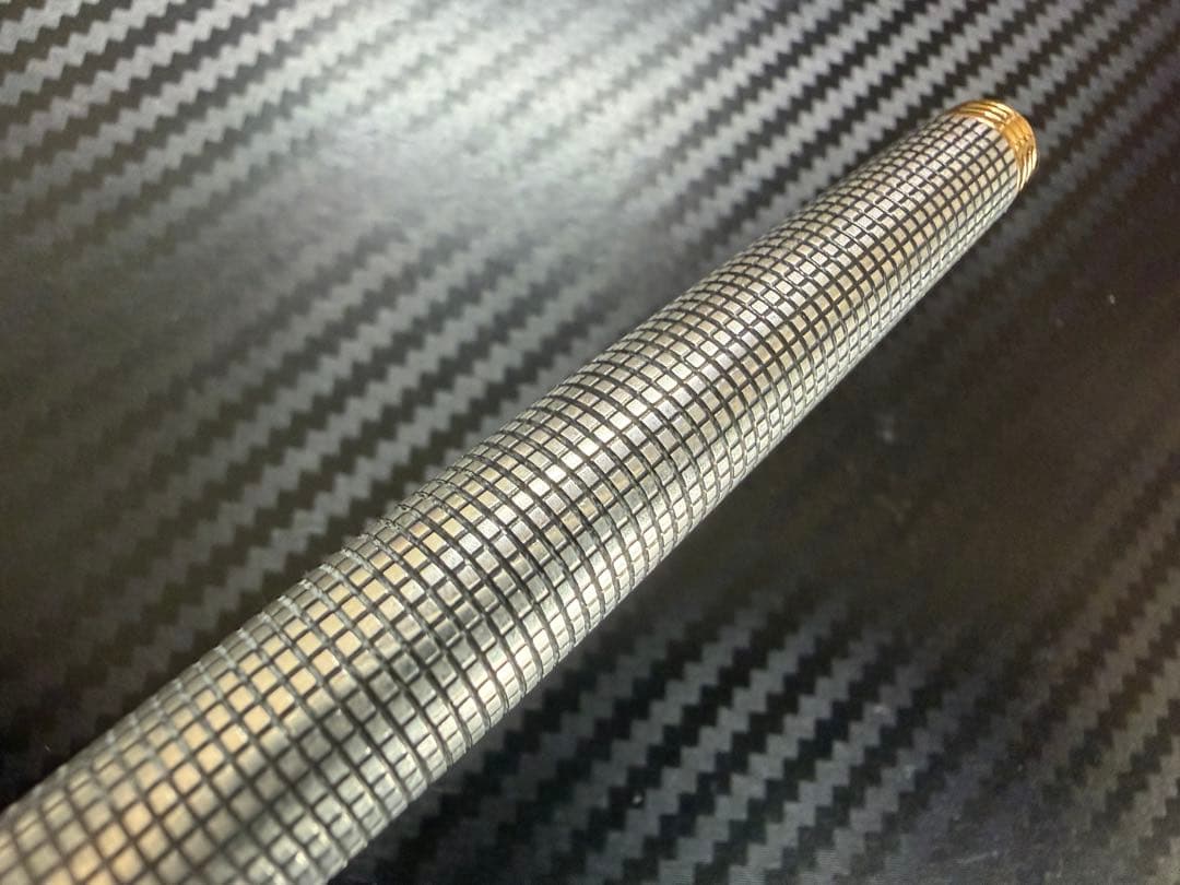 未使用に近い パーカー #75 シズレ XF 極細 スターリングシルバー 万年筆