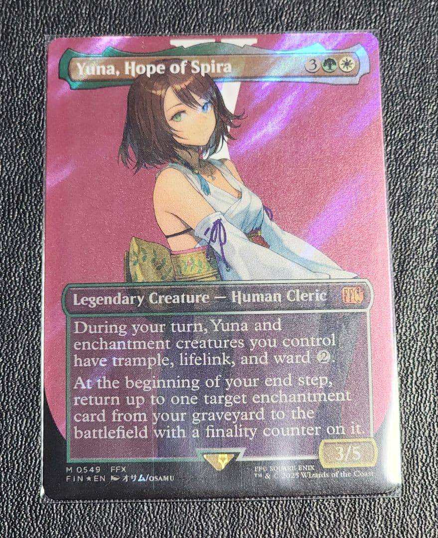 mtg final fantasy【サージFoil】スピラの希望、ユウナ　英語版