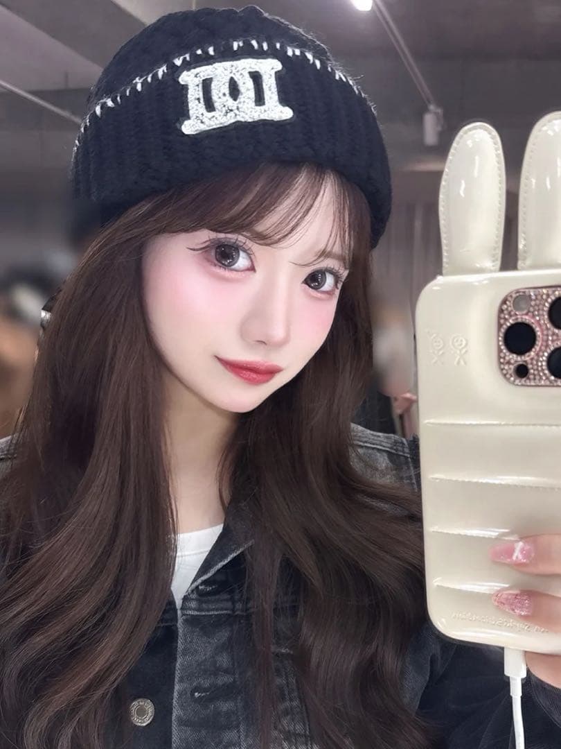 ♡Darich♡ ダーリッチ　DDロゴバスケットニットビーニー　ニット帽