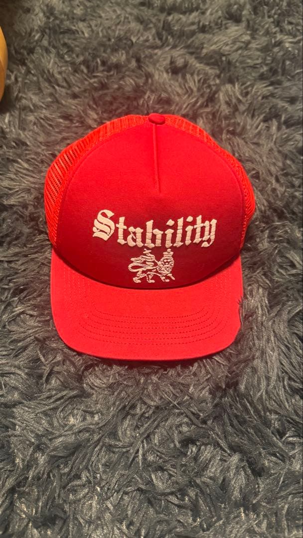 Supreme Stability Mesh cap 5-Panel 赤