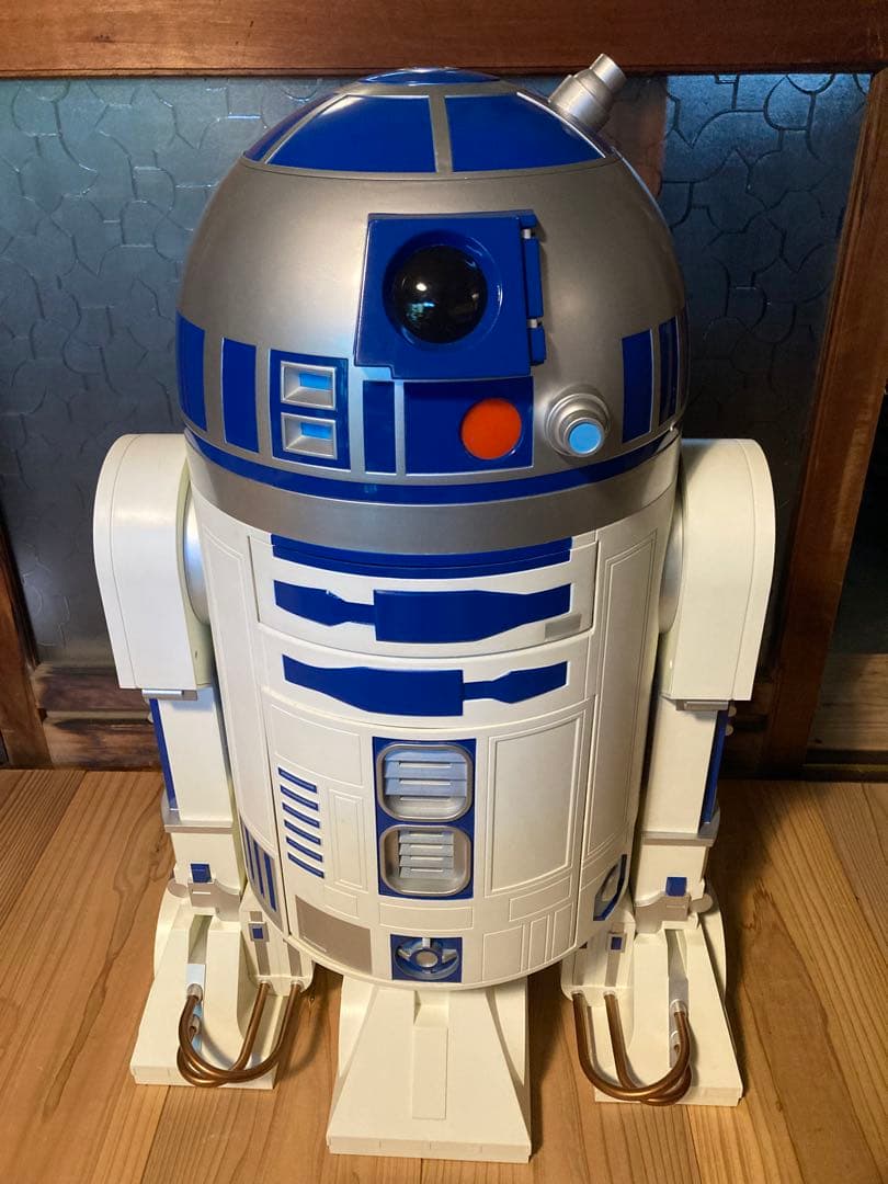 【超美品•日焼け無】スターウォーズR2-D2 超大型フィギュア型DVDプレーヤー