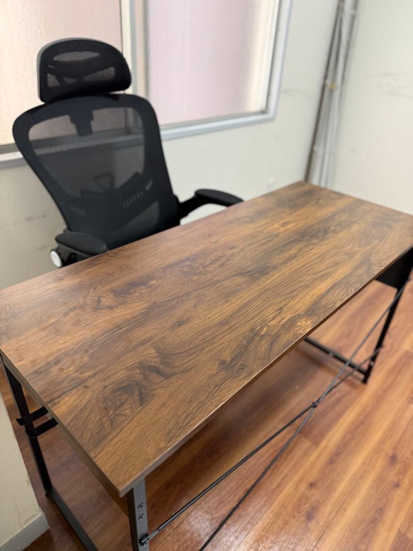 ニトリ　120cm幅　ウッド調パソコンデスク