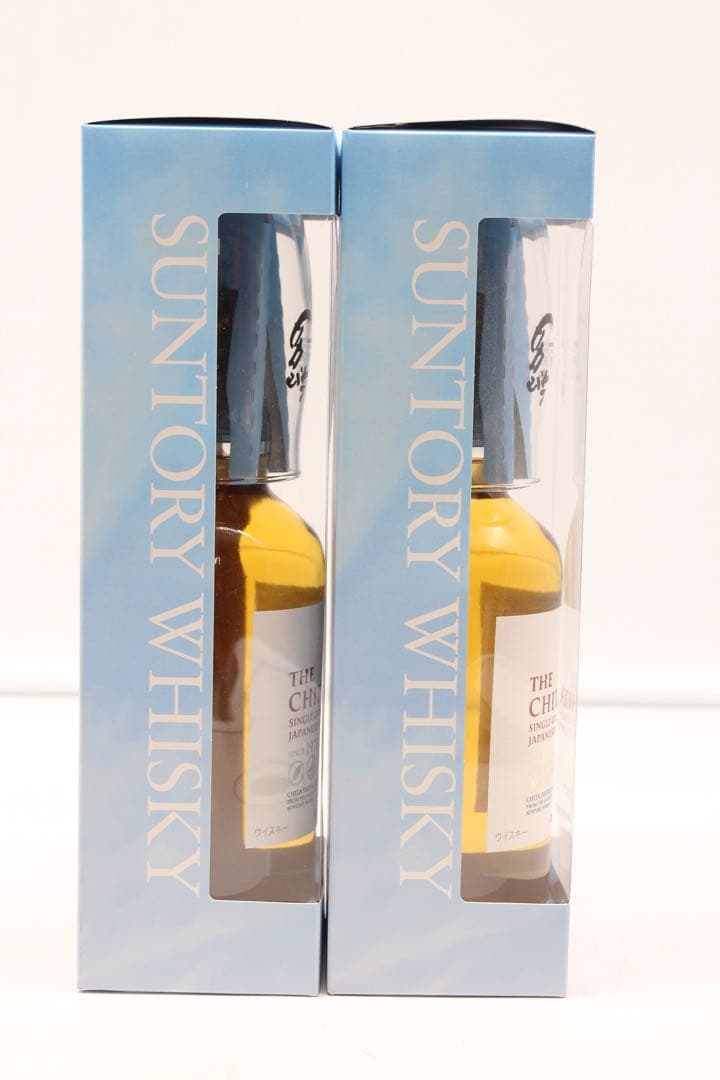 【未開栓】知多 ウイスキー グラス付き 箱入り 700ml 43% 2本 ③