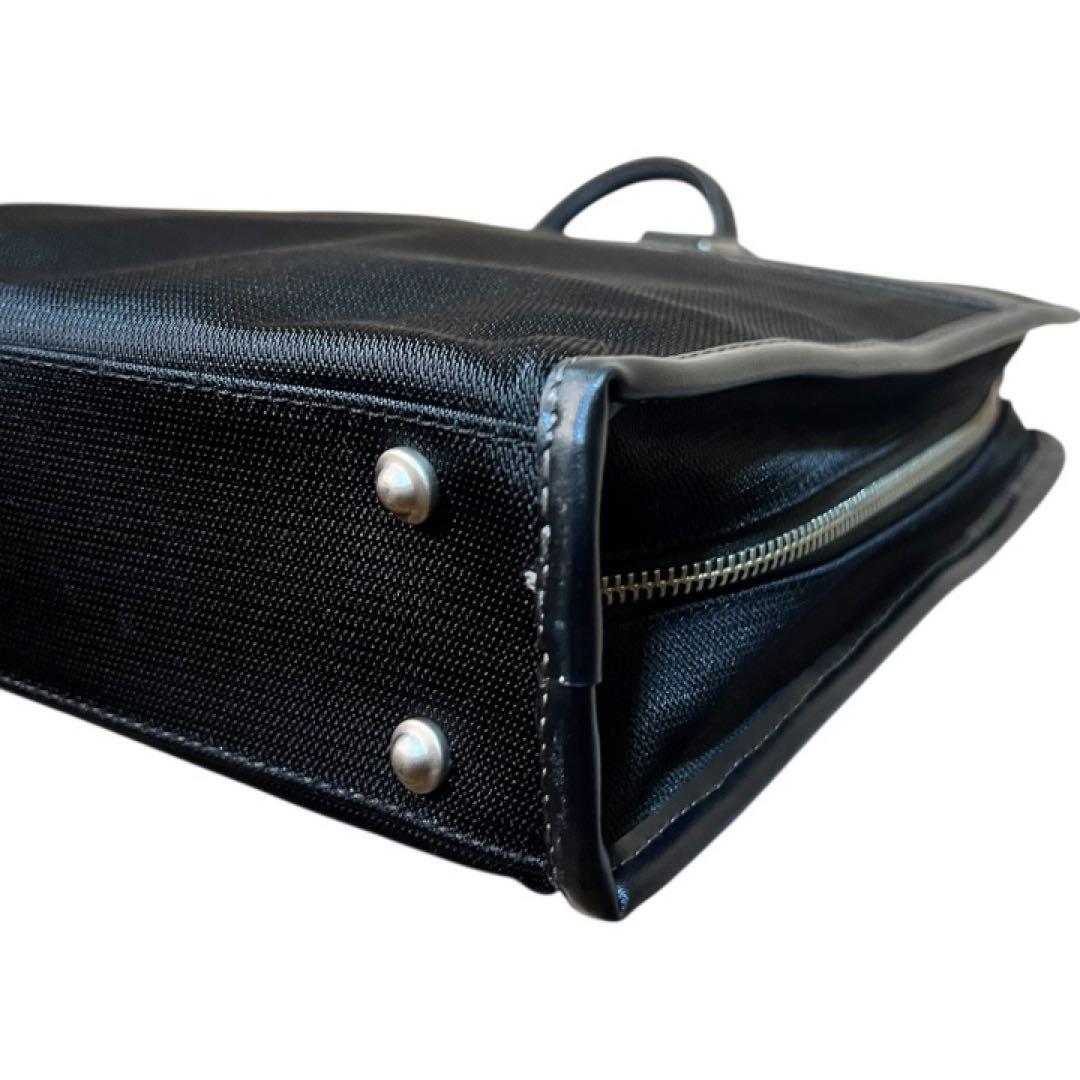 【美品】ポールスミス ジェーエルナイロン レザーコンビ　A4収納可　ブラック