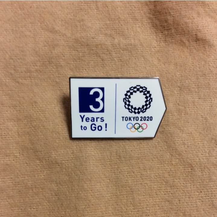 ピンバッチ オリンピックカウントダウン