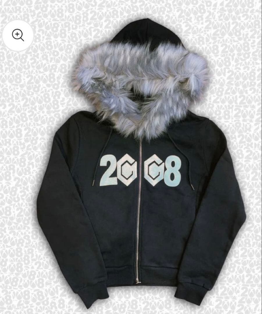 fuckthisindustry 8cube fur zip up M サイズ