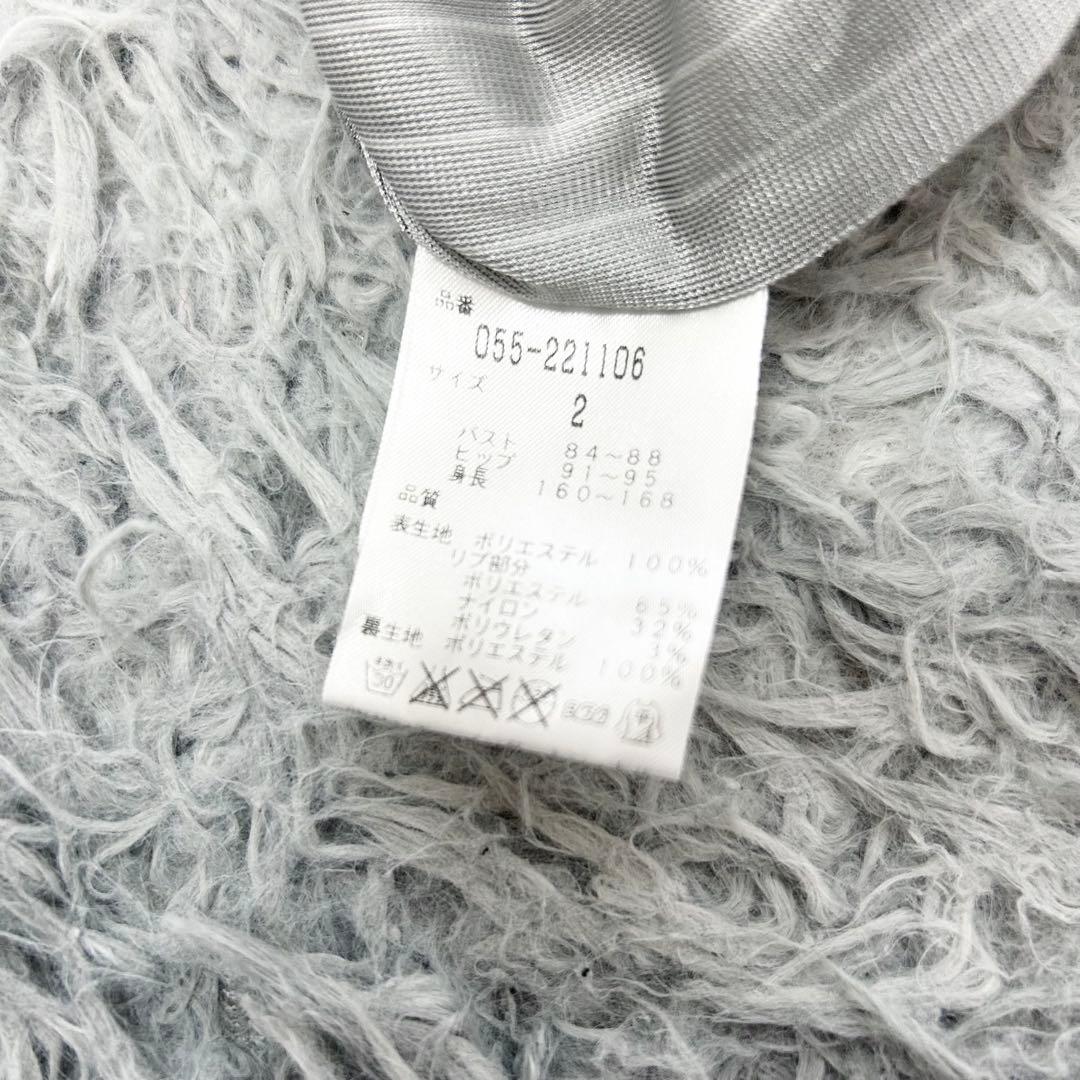 美品　パーリーゲイツ　スニード　ジャケット　プルオーバー　蓄熱　グレー　サイズ2