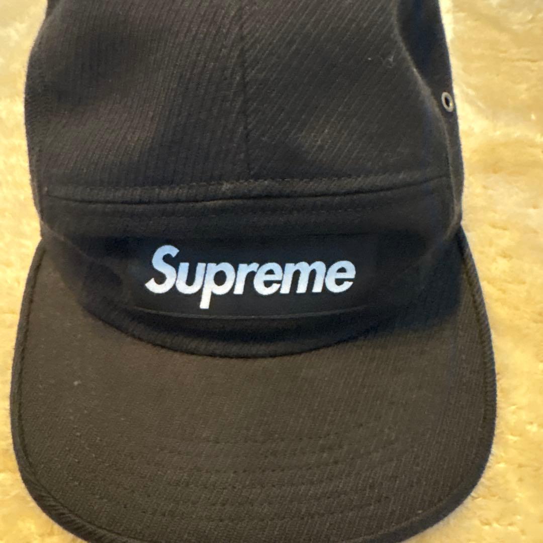 Supreme シュプリーム　キャップ　ブラック